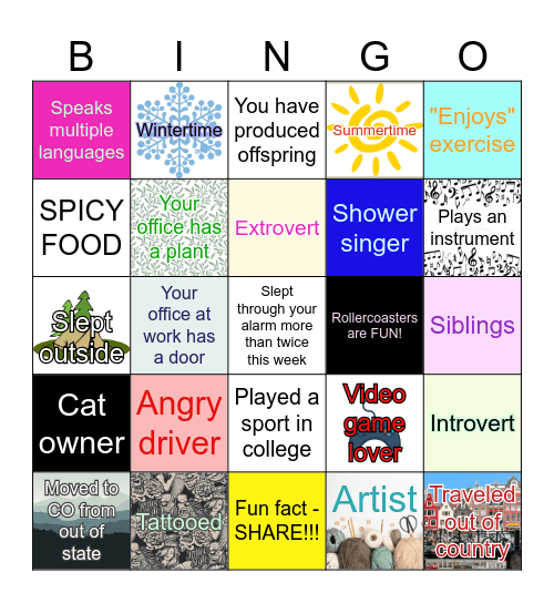 TEAM BINGO ♡ Bingo Card