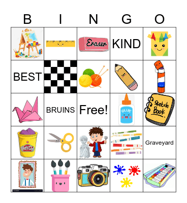 Art Class Bingo Card
