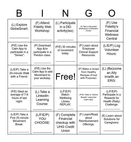 Government Legal/Compliance BINGO Card
