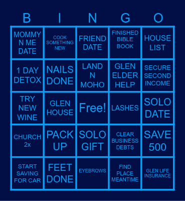 JUNE Bingo Card