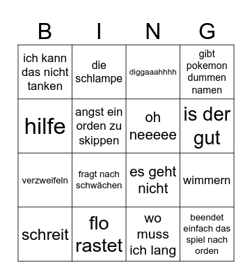 flos pokemon bingo Card