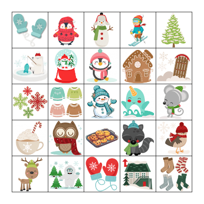 Winter BINGO Card