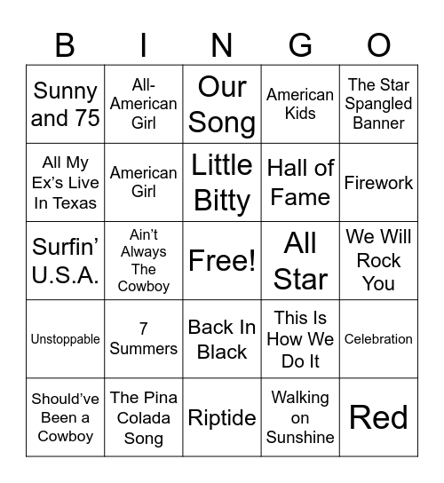 WE GOT THE BEAT-COURTWARMING 2025 Bingo Card