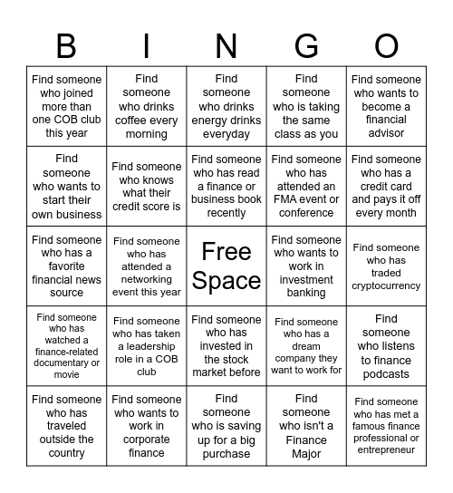 FMA Bingo Card