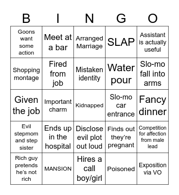 Vertical Core Bingo Card
