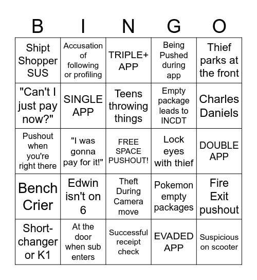 T1931 2025 BINGO! Bingo Card