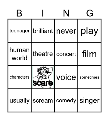 places Bingo Card