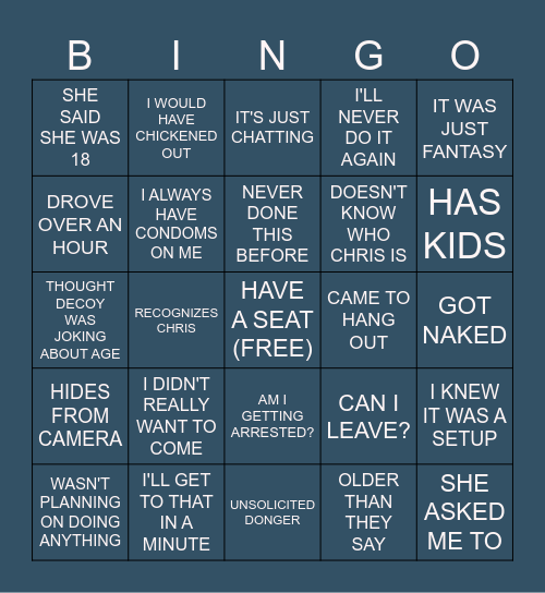 tcap bingo Card