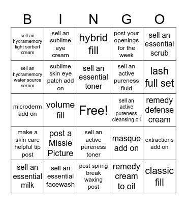 Comfort Zone Valentines Bingo! Bingo Card