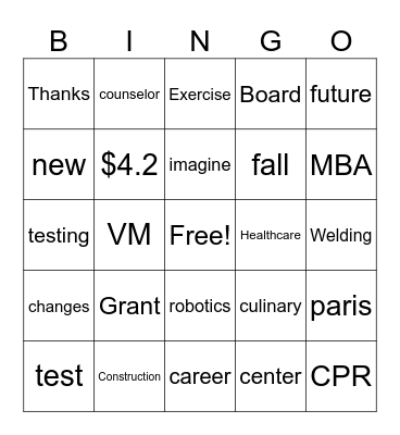 Auburn Bingo Card