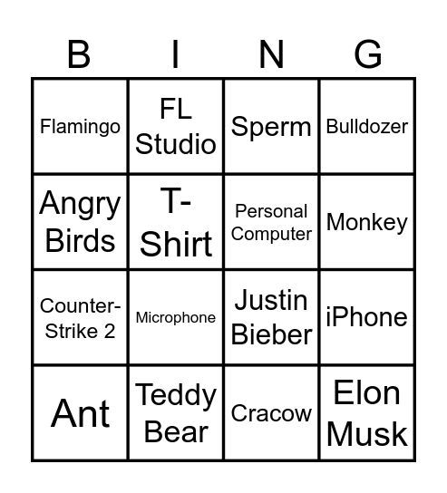 Makson vs Yavoroshko Bingo Card