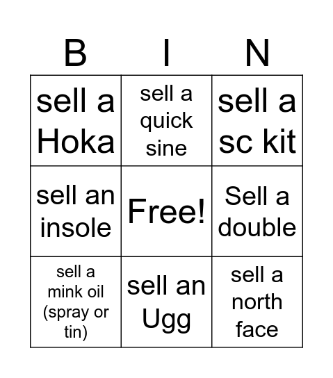 Saturday Bingo!!! Bingo Card