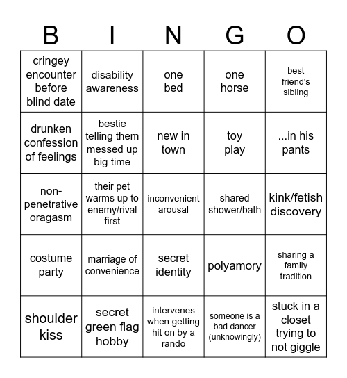 heart eyes bingocard Bingo Card