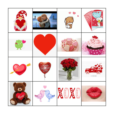 Valentine Bingo Card
