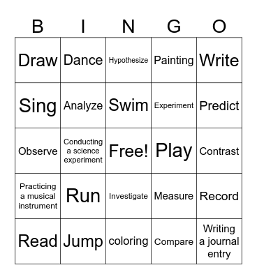 ADJECTIVES & NATIONALITIES Bingo Card