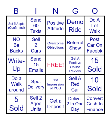 SCHLOSSMANN SUBARU BINGO Card