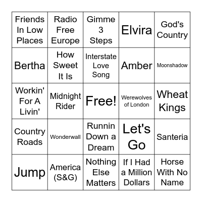 LMB 1/26 Bingo Card