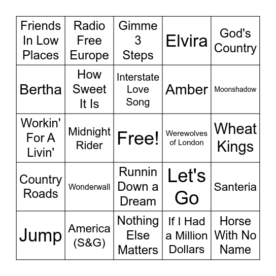 LMB 1/26 Bingo Card