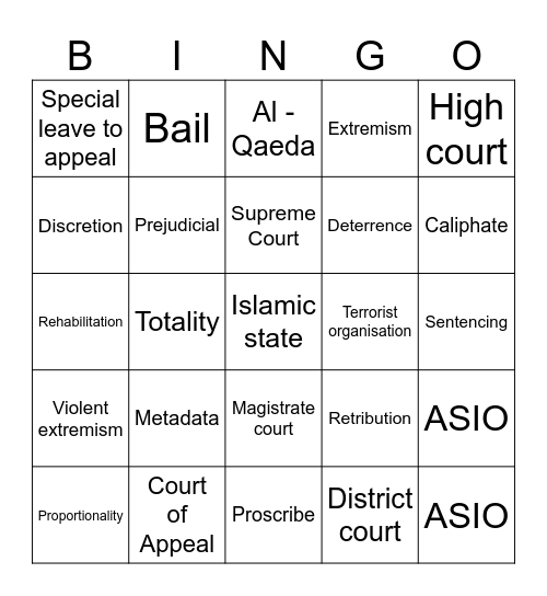 Week 11 1003CCJ Bingo Card