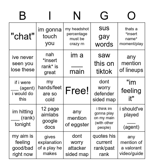marc bingo Card