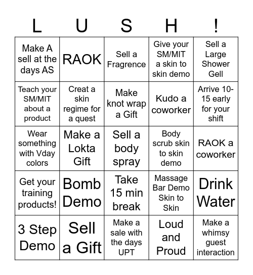 Valentines Bingo! Bingo Card