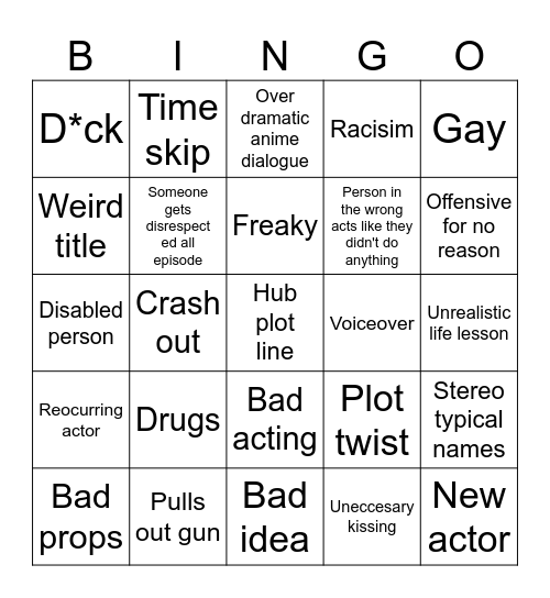 Tomorrow tomorrows teaching Bingo Card