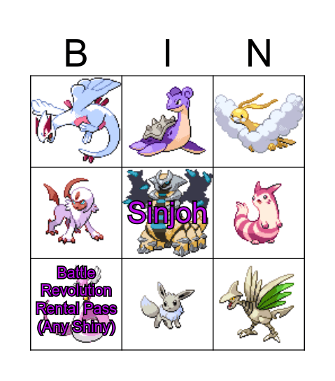 SilverExplorer's 2025 Bingo Card