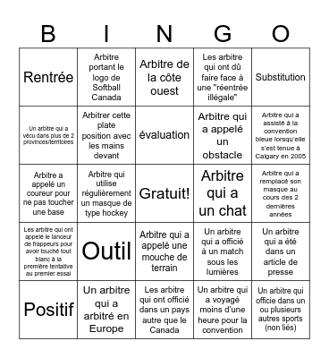 Bingo Bleu #23 - FR Bingo Card