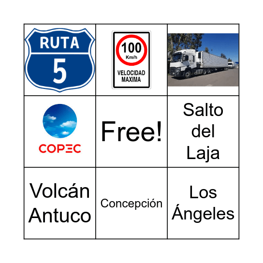 Conociendo Ñuble Bingo Card
