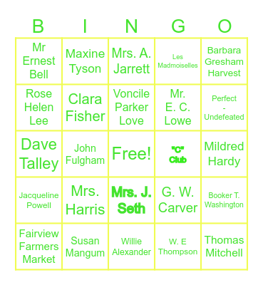 WOLVERINES Bingo Card