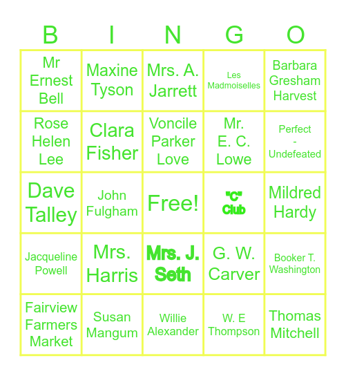 WOLVERINES Bingo Card
