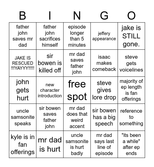 4.2.25 Bingo Card