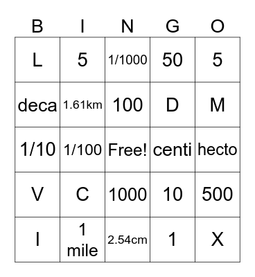 Math Memory Work Bingo Card