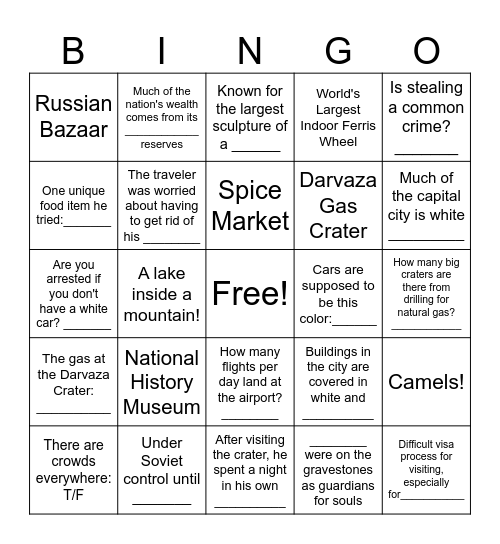turkmenistan-clip-unit-5-bingo-card