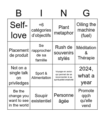 Privileged white girl Bingo Card