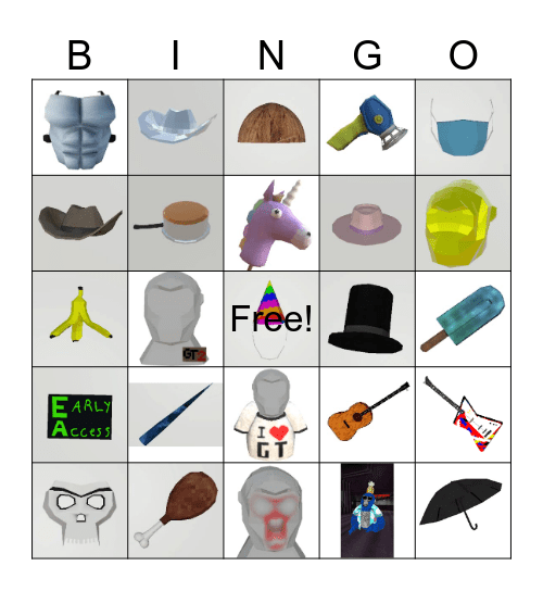Gorilla Tag Bingo🦍 Bingo Card