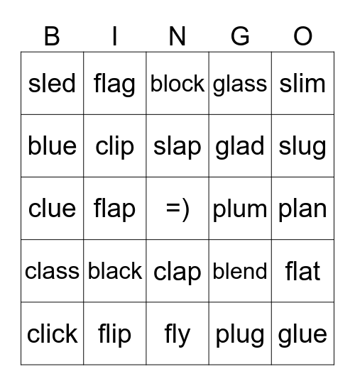 _CK & L-Blends Bingo Card