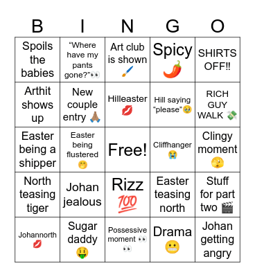 Forever you final ep Bingo Card
