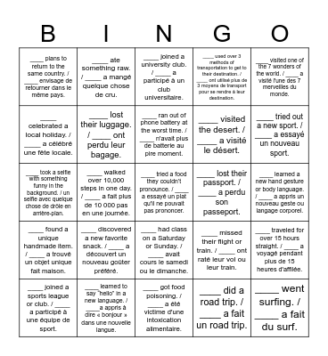 GO-LaSalle BINGO Card