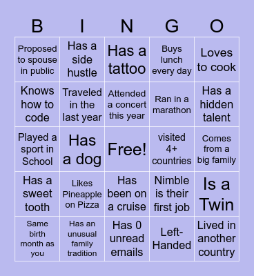 2025 Nimble SKO Bingo Card