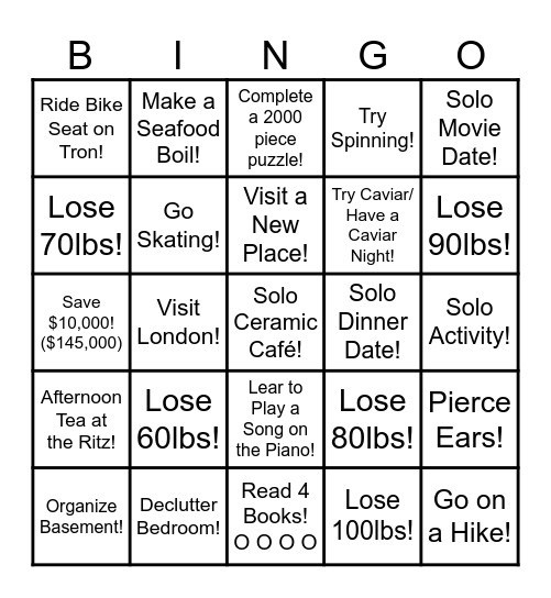 2025 Bingo Card