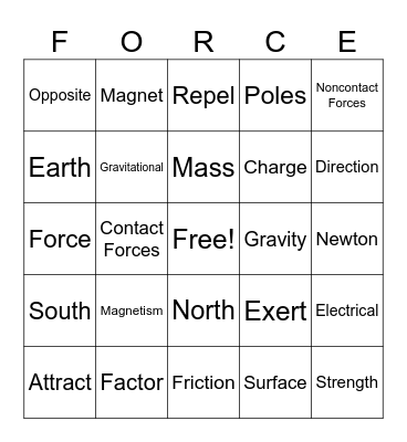 Unit 4 Lesson 2 BINGO Card