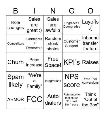 PB 1/28 Bingo Card