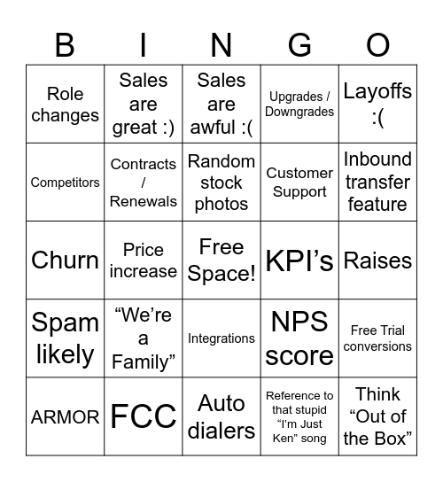 PB 1/28 Bingo Card