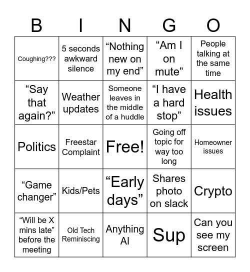 Promius Bingo Card