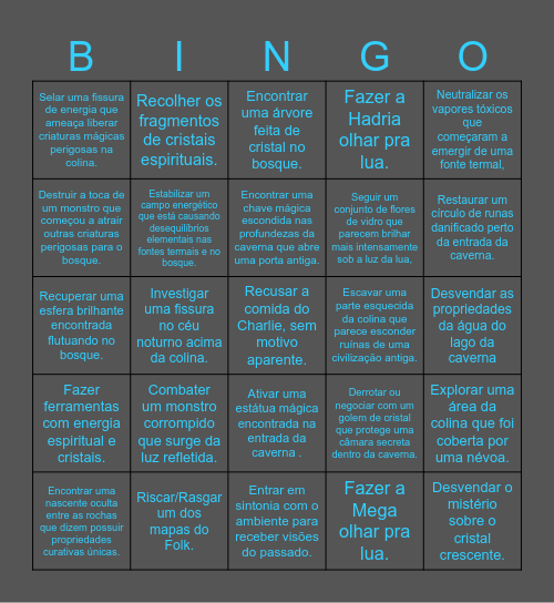 Bingo elétrico Bingo Card