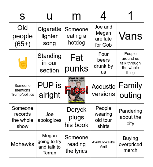 Bingo to get us through PUP Bingo Card