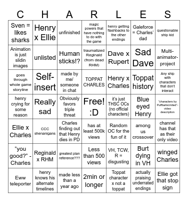 Henry stickmin animation meme bingo Card