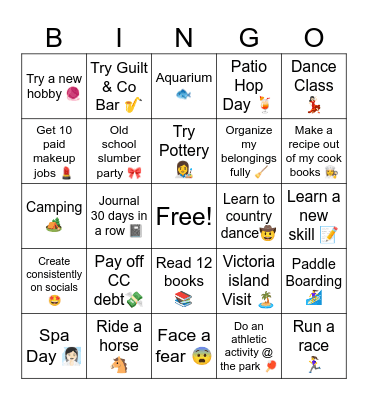 2025 BINGO Card