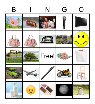 Picture bingo! Bingo Card